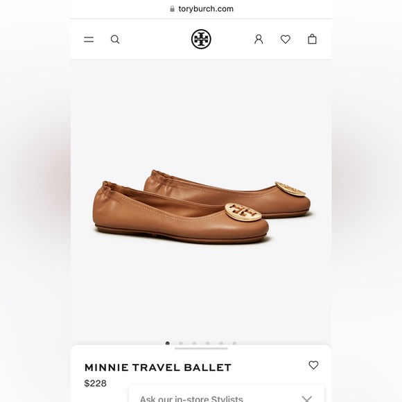 Tory Burch Minnie Travel Ballet Flats - Picture 5 of 5